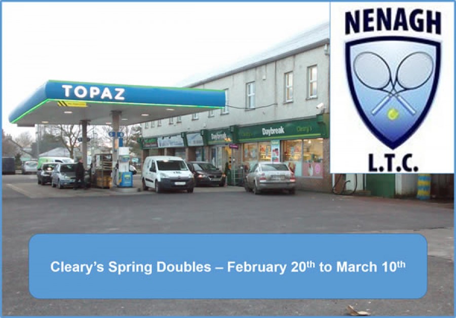 Cleary’s Spring Doubles – Draws, Rules & Guidelines